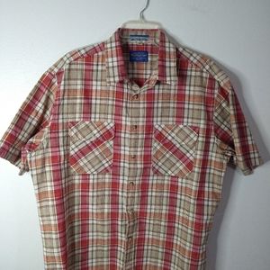Pendleton Woolen Mills Short Sleeve Shirt Men's Large